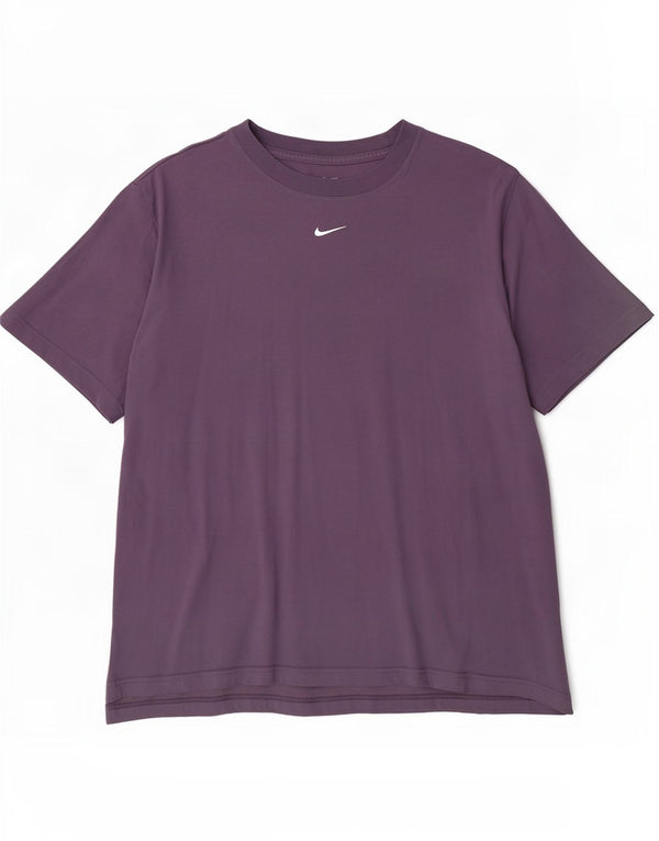 Camiseta masculina Nike Loose Fit Top Médio Algodão Roxo