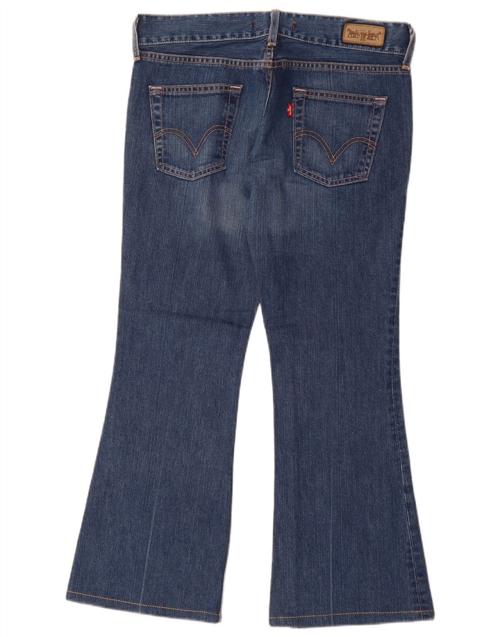 Calça jeans feminina Levi's Marissa Square Cut Bootcut W31 L30 azul algodão
