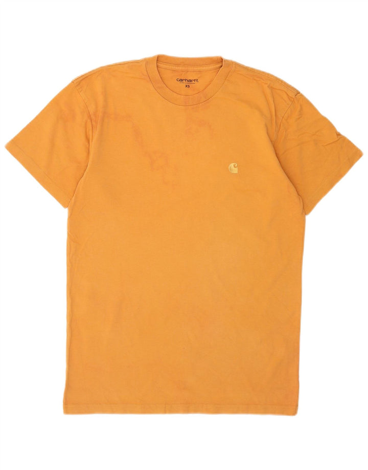 Camiseta masculina Carhartt XS algodão laranja
