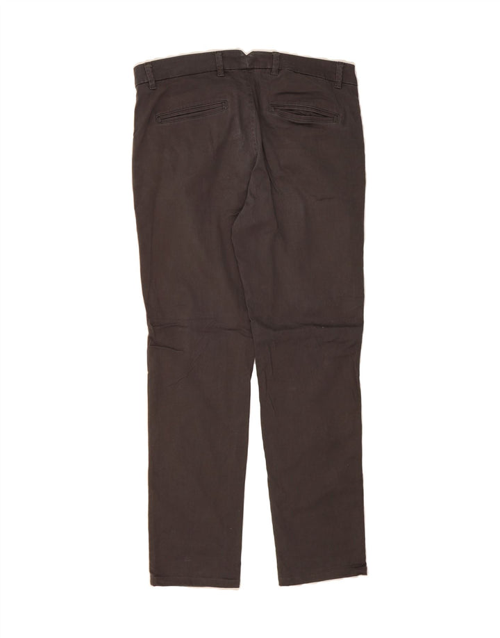DACK'S Mens Slim Chino Trousers IT 52 XL W38 L32 Grey Cotton Vintage Dack's and Second-Hand Dack's from Messina Hembry 