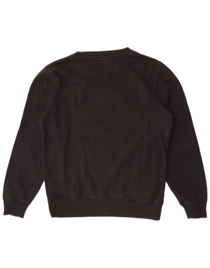 Champion masculino gráfico moletom jumper médio algodão preto