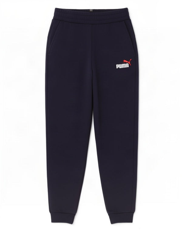 Calça de treino Puma Menino Joggers 13-14 anos Azul Marinho Algodão