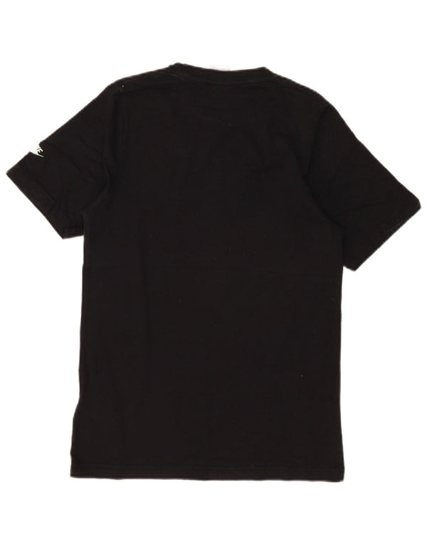 Camiseta Nike masculina gráfica top pequeno algodão preto