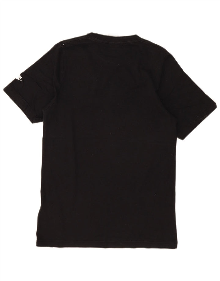 Camiseta Nike masculina gráfica top pequeno algodão preto