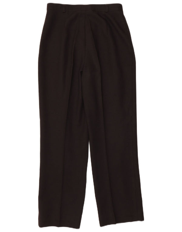 Calça feminina casual de cintura alta St. Bernard UK 10 pequena W26 L26 preta