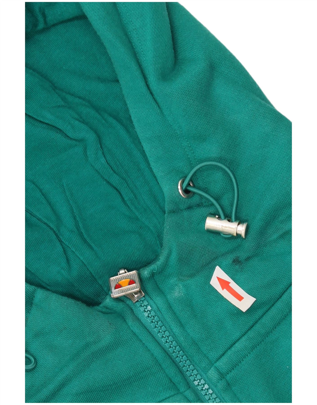 Ellesse moletom feminino oversized com capuz gráfico Reino Unido 12 algodão verde médio