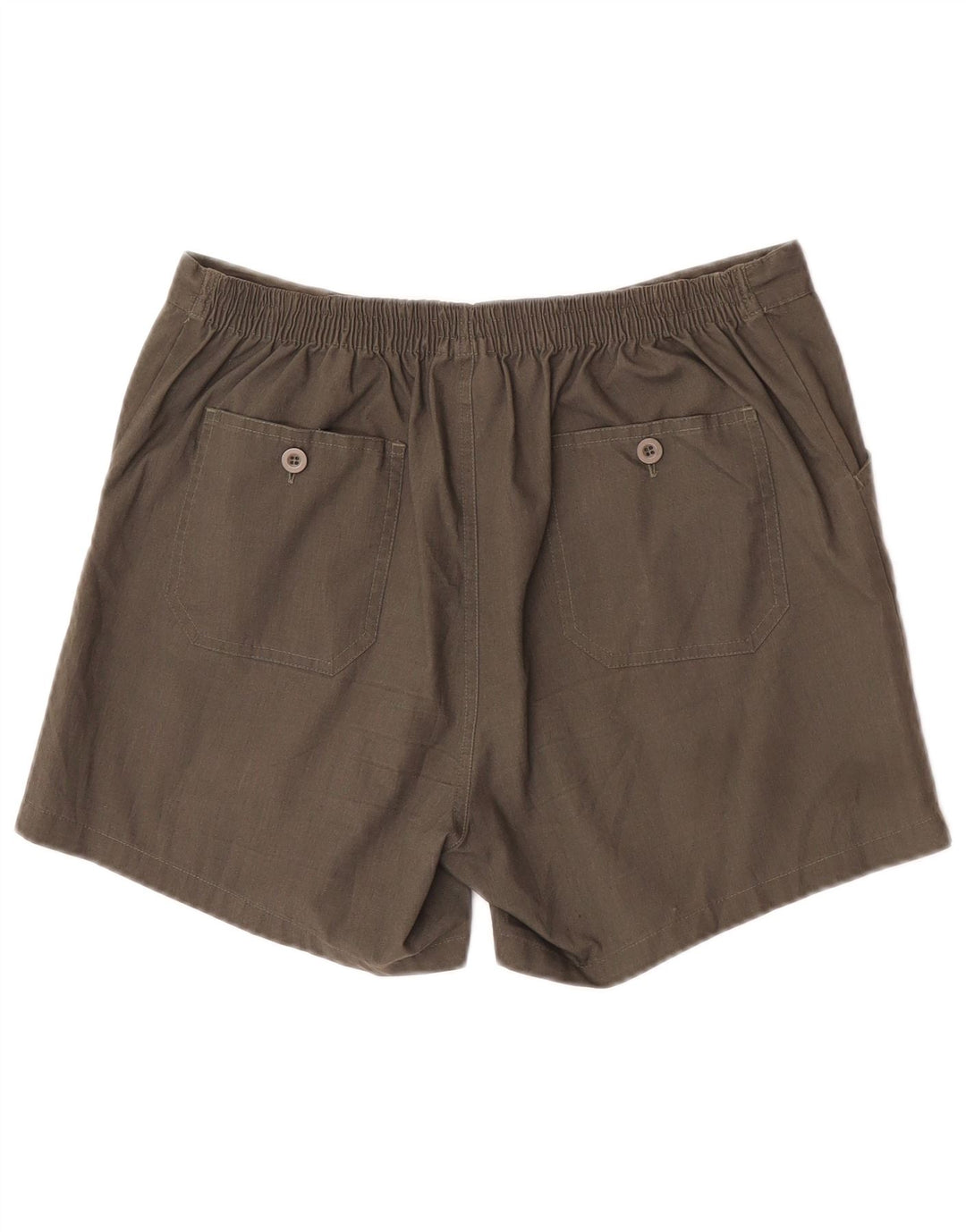 Shorts casuais masculinos Leader W34 grande poliéster cáqui