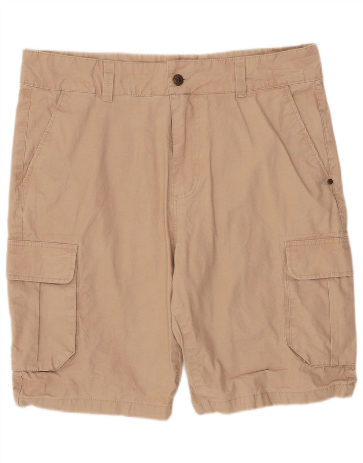 SNEAKER FREAK Mens Cargo Shorts XL W38 Algodão Bege