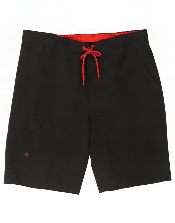 Shorts de natação masculino Mountain Warehouse Poliéster preto médio