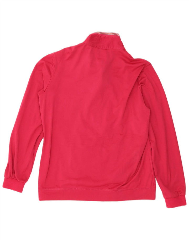 Jaqueta feminina Champion Easy Fit para treino UK 14 grande poliéster rosa
