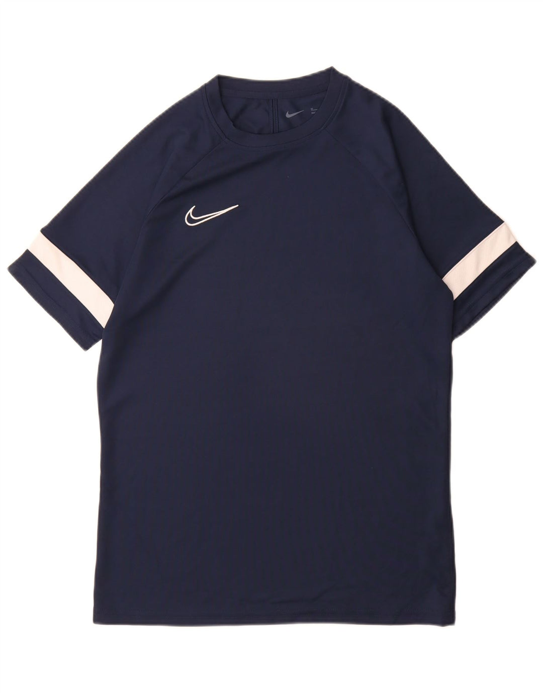 Camiseta masculina Nike Dri Fit Top médio azul marinho Colourblock