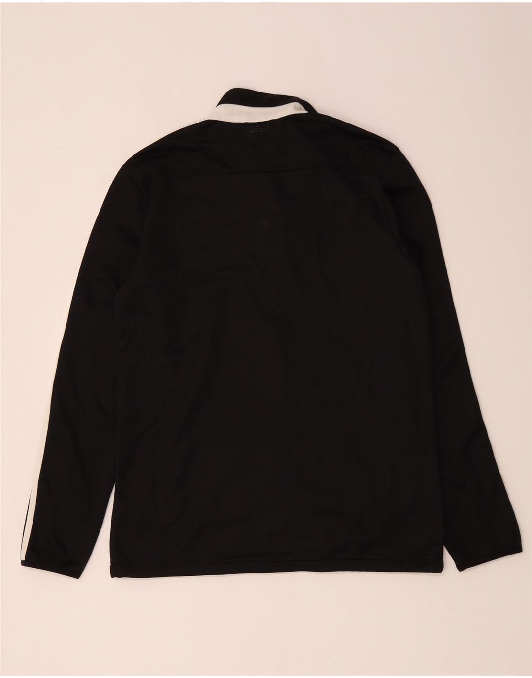 Adidas Mens Graphic Tracksuit Top Jacket Pequeno Poliéster Preto