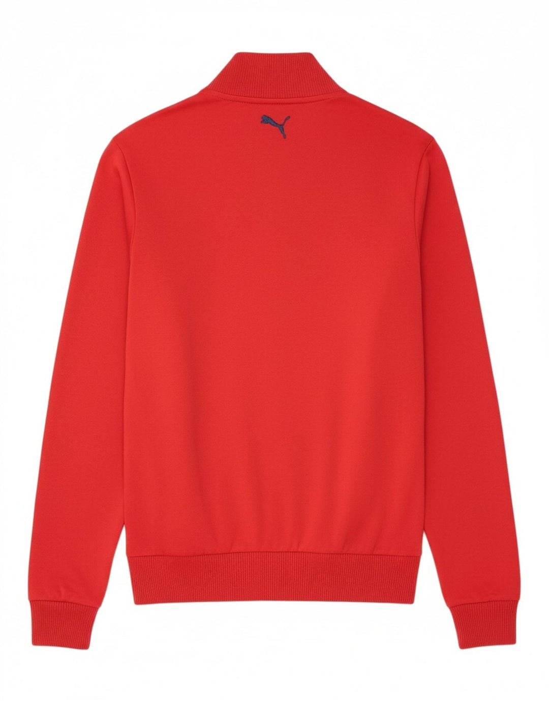 Puma Mens Tracksuit Top Jacket Médio Poliéster Listrado Vermelho