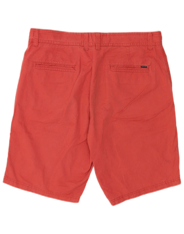 Joules Mens Chino Shorts W34 Grande Algodão Vermelho