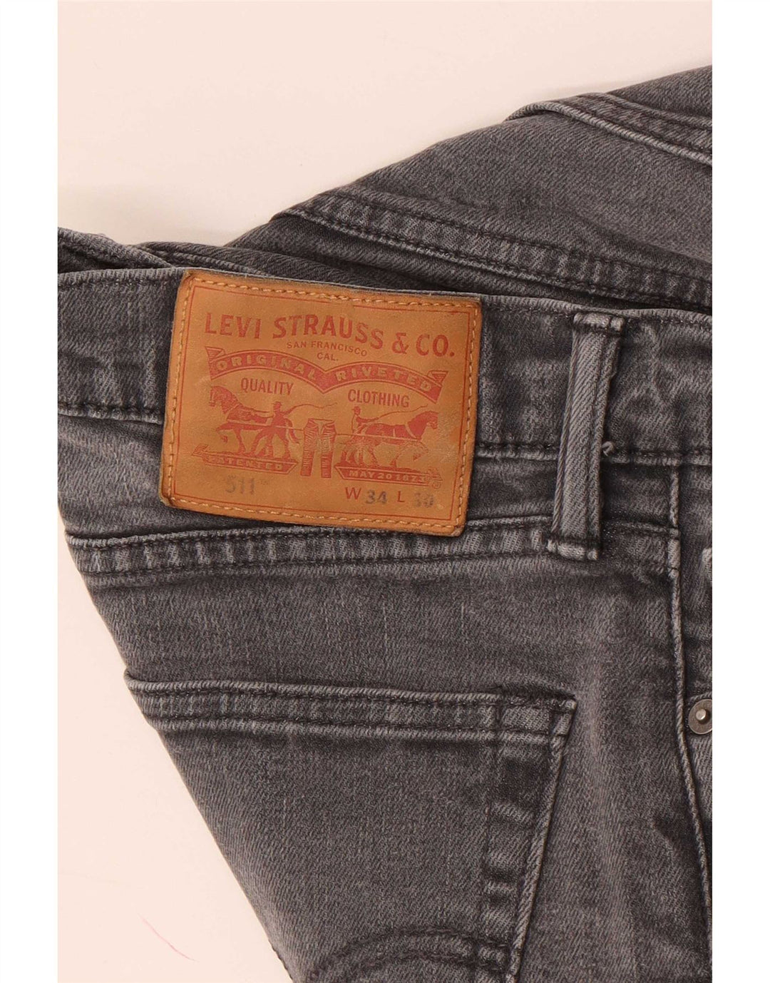 Jeans Levis 511 Slim Masculino W34 L30 Cinza