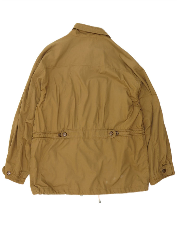 Jaqueta utilitária masculina vintage UK 42 XL cáqui