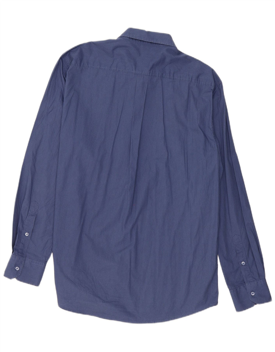 Camisa masculina de ajuste regular da Dack 2XL algodão geométrico azul marinho