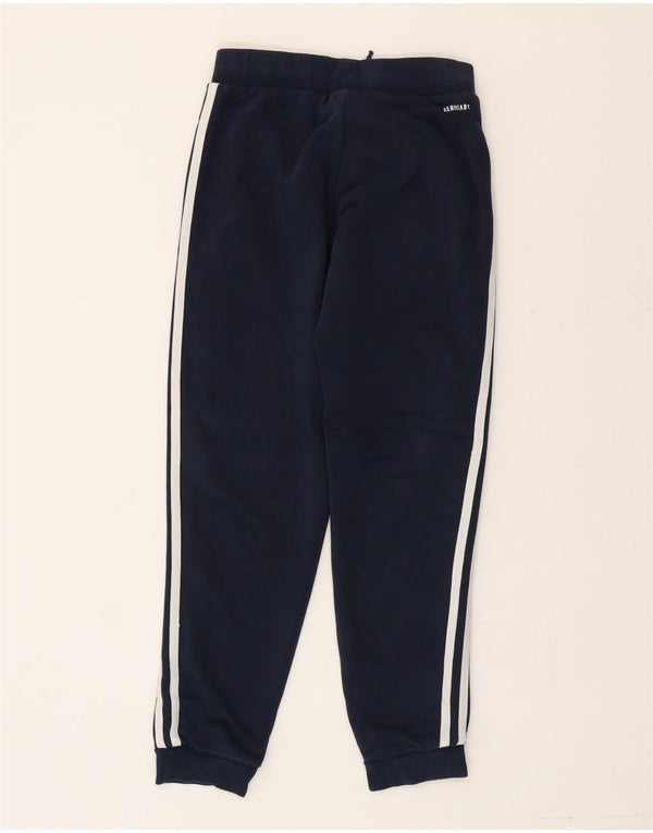 Adidas meninos Aeroready calças de treino joggers 9-10 anos azul marinho