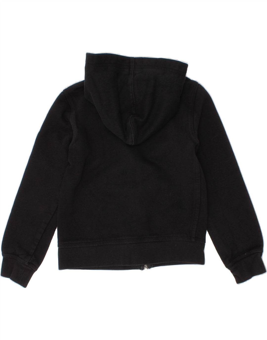 NIKE Girls Zip Hoodie Sweater 6-7 Years Large  Black Cotton Vintage Nike and Second-Hand Nike from Messina Hembry 