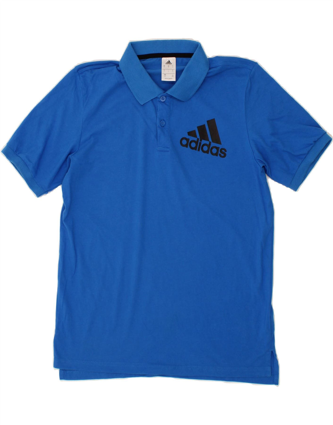 ADIDAS Mens Polo Shirt Large Blue Cotton Vintage Adidas and Second-Hand Adidas from Messina Hembry 
