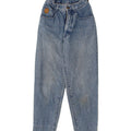 TRUSSARDI Womens Tapered Jeans W27 L25 Blue Cotton Vintage Trussardi and Second-Hand Trussardi from Messina Hembry 