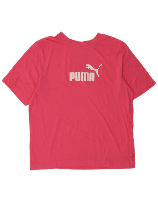 Puma Camiseta Masculina Graphic Top Grande Rosa