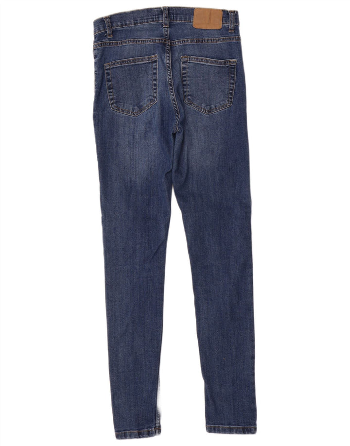 FRENCH CONNECTION Jeans skinny feminino Reino Unido 10 pequeno W28 L29 algodão azul