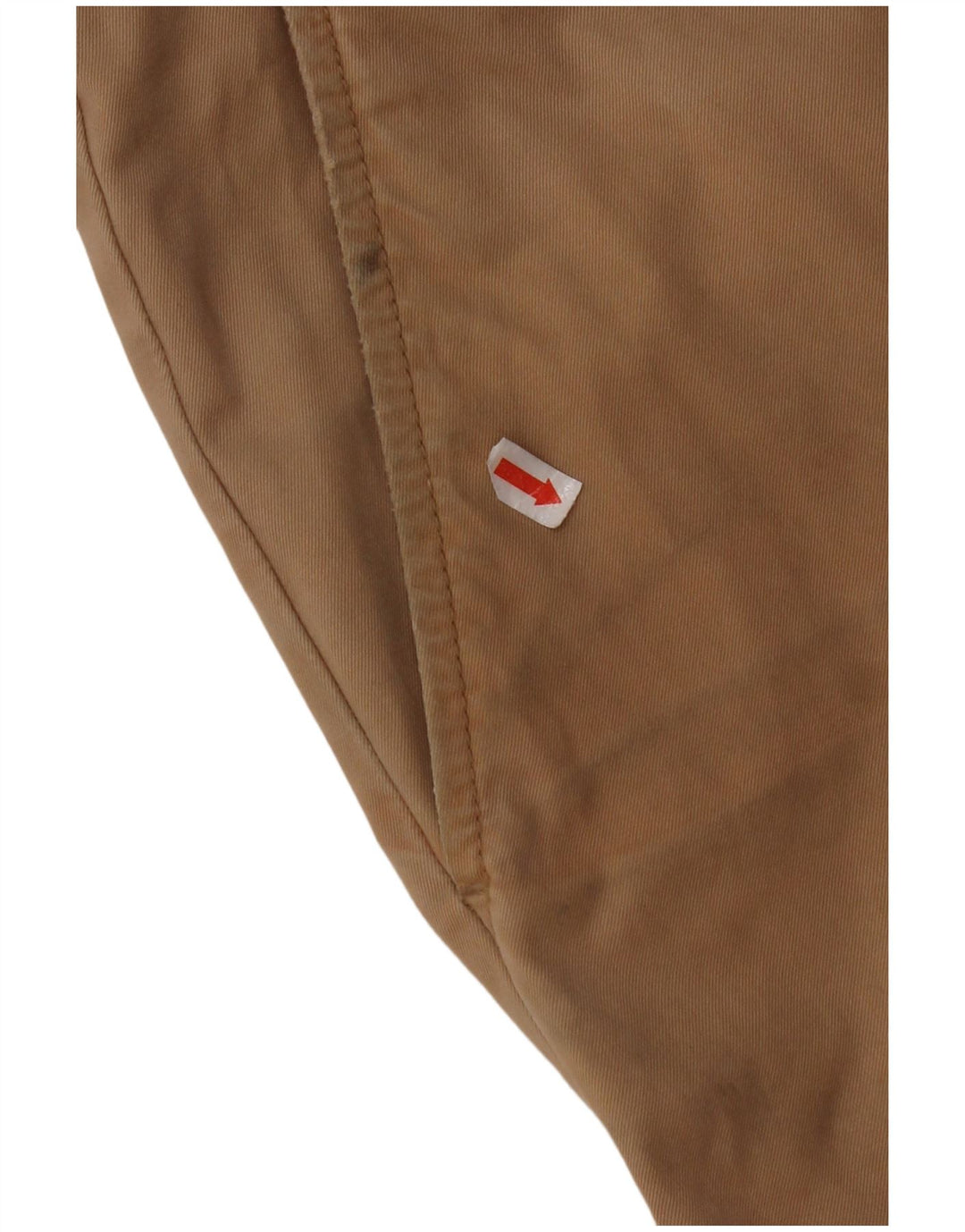 Calça chino reta feminina TOMMY HILFIGER W32 L32 algodão bege