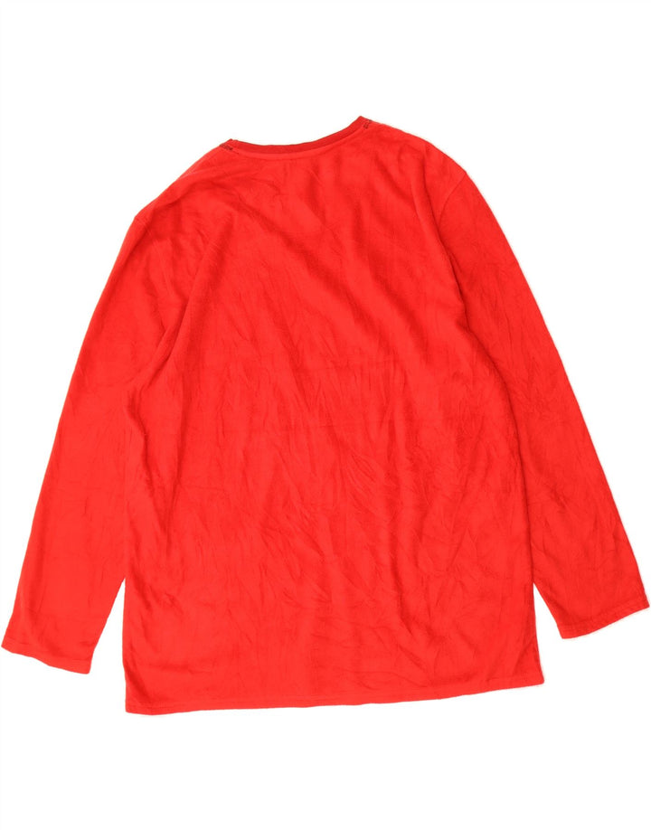 IZOD Mens Fleece Jumper XL Red Cotton Vintage Izod and Second-Hand Izod from Messina Hembry 