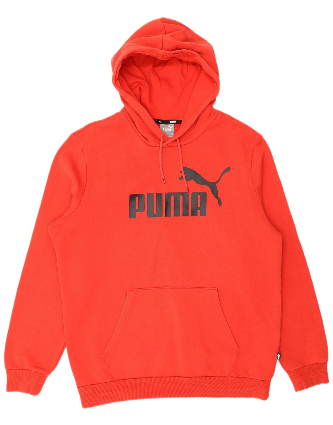 Puma masculino gráfico moletom com capuz médio algodão vermelho