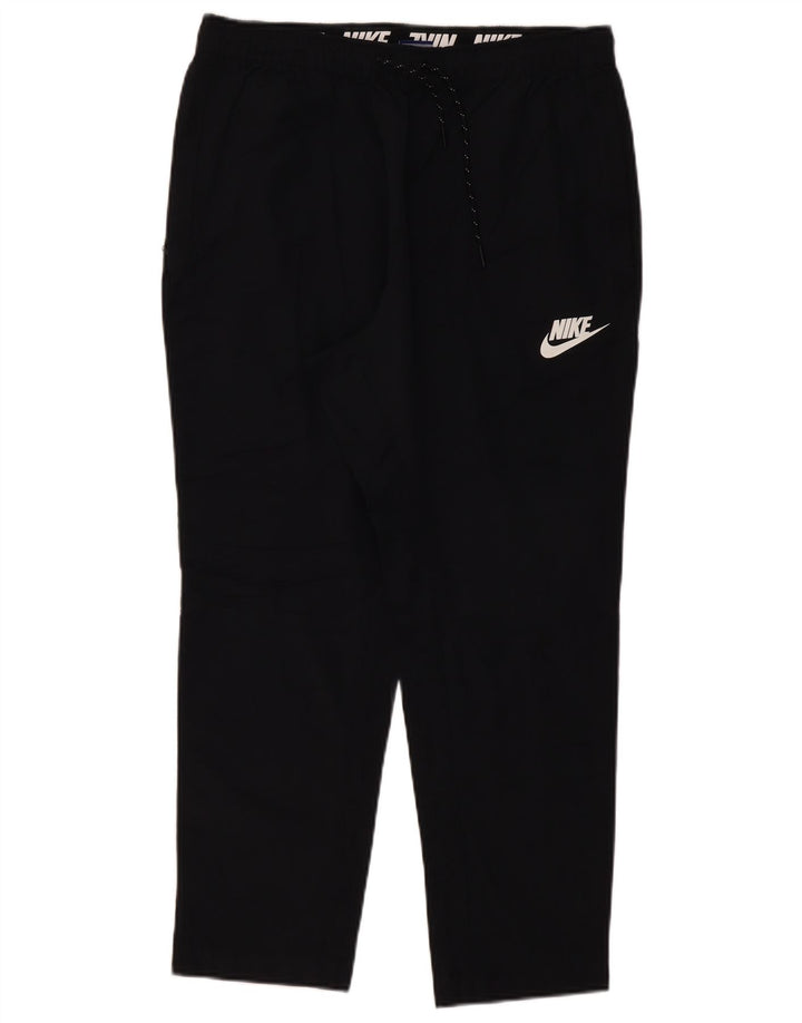 Calça de treino feminina Nike UK 14 grande algodão preto