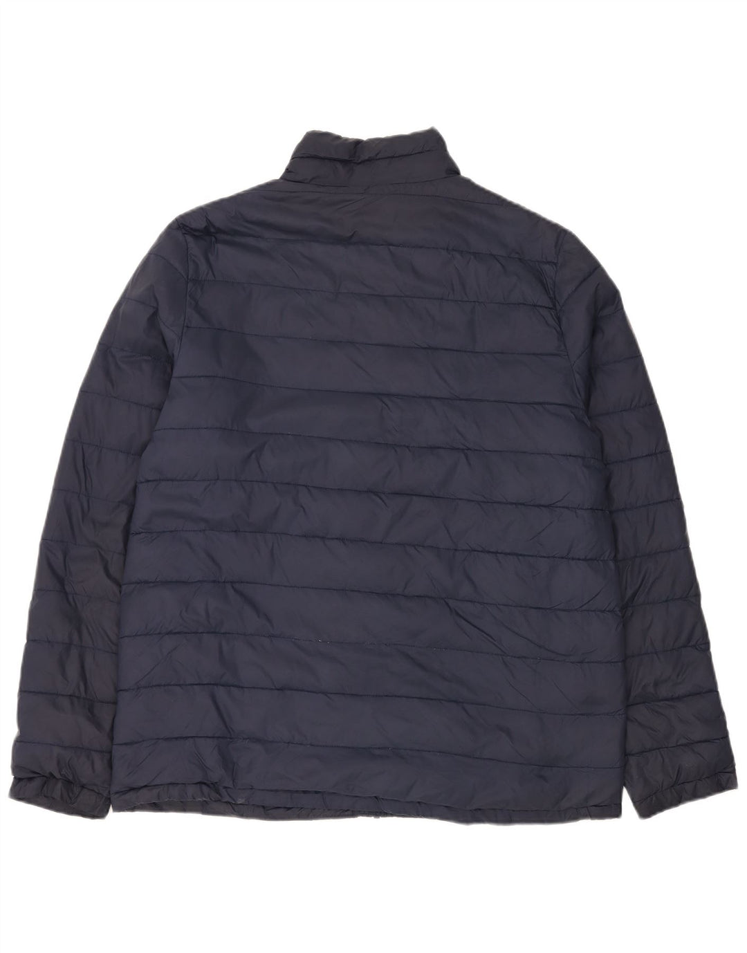 Jaqueta acolchoada masculina Weird Fish UK 40 grande nylon azul marinho