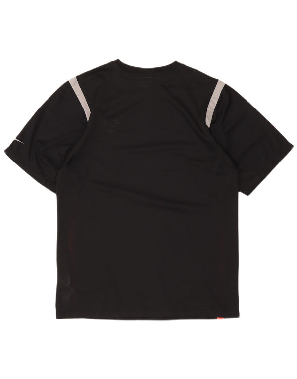 Camiseta masculina Nike Top UK 38/40 médio preto colorblock poliéster esportivo
