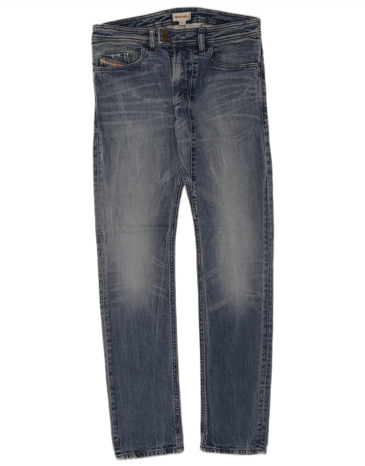 Diesel Mens Jeans Skinny W32 L34 Azul Algodão