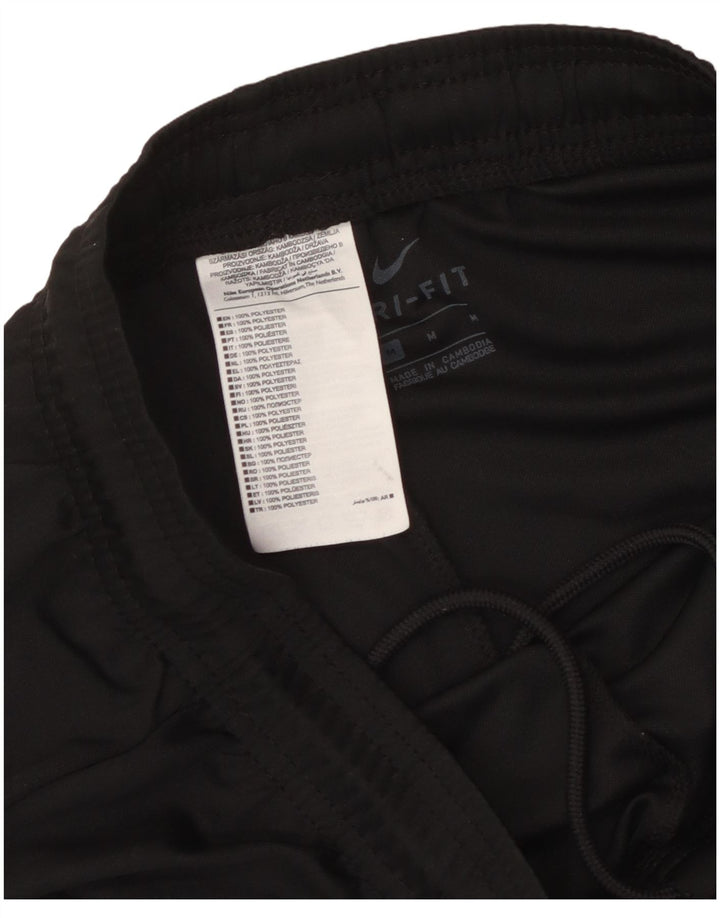 Shorts esportivos masculinos Nike médio preto poliéster