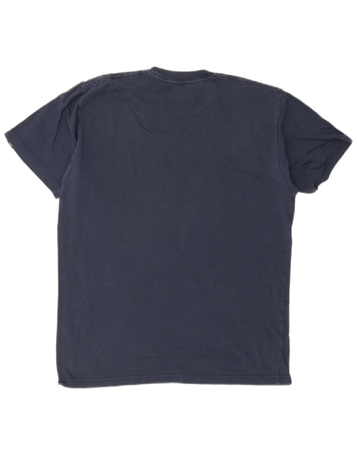 Camiseta Vans Masculina Classic Fit Top Médio Algodão Azul Marinho