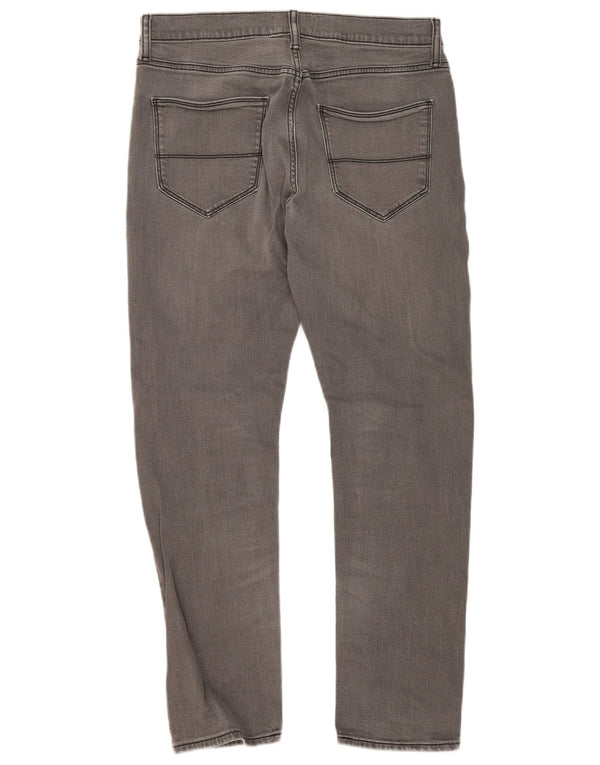 Calça jeans masculina Marks & Spencer W32 L31 cinza