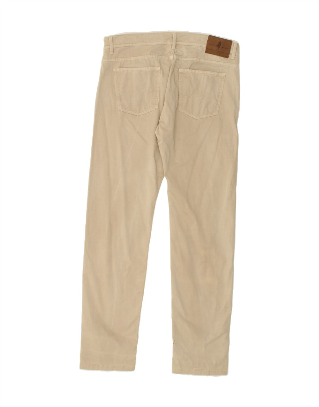 MARLBORO CLASSICS Womens Regular Fit Tapered Casual Trousers W36 L34 Beige Vintage Marlboro Classics and Second-Hand Marlboro Classics from Messina Hembry 