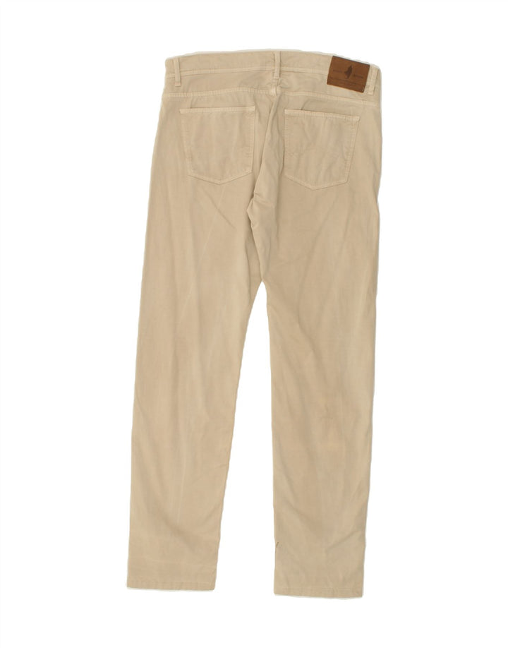 MARLBORO CLASSICS Womens Regular Fit Tapered Casual Trousers W36 L34 Beige Vintage Marlboro Classics and Second-Hand Marlboro Classics from Messina Hembry 