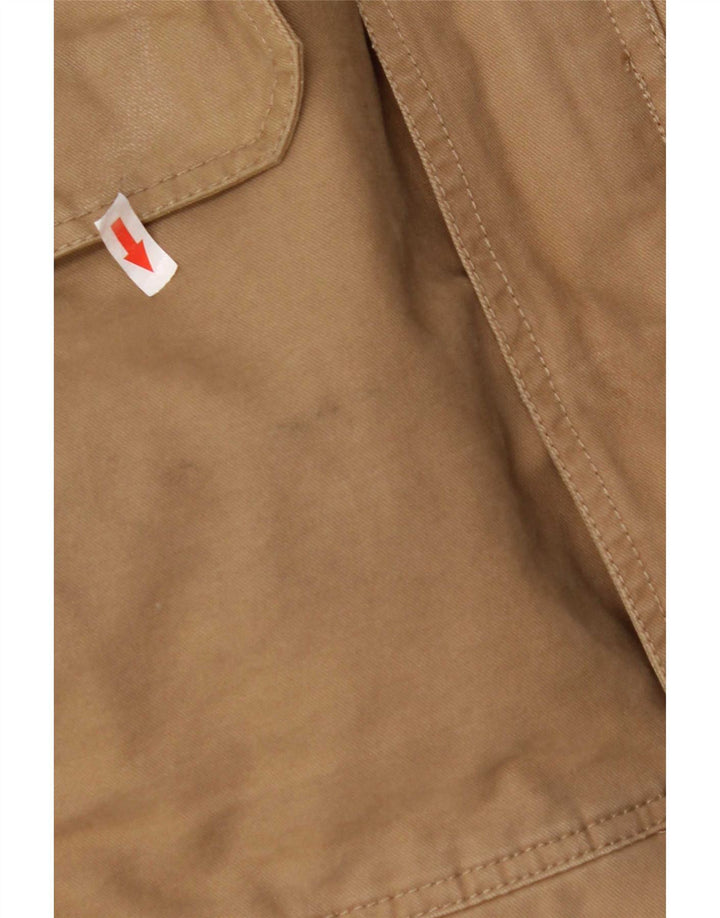 Jaqueta utilitária masculina Weird Fish UK 36 pequena marrom