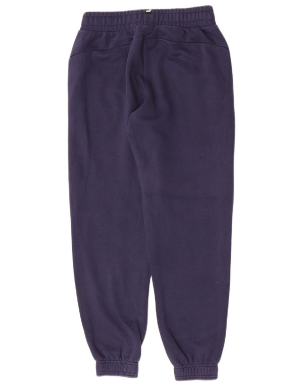 Calça de treino Puma Boys Joggers 13-14 anos azul marinho algodão