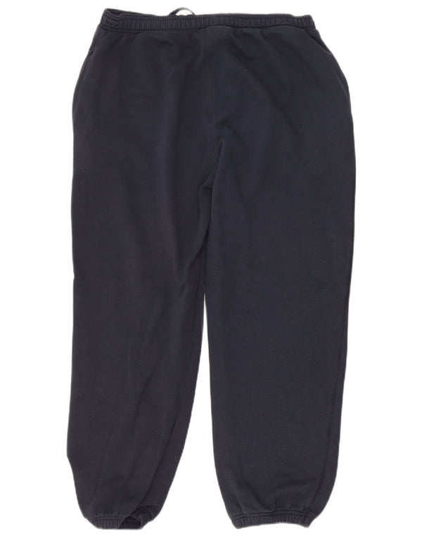 Calça de treino masculina Reebok Joggers EU 40 grande algodão azul marinho