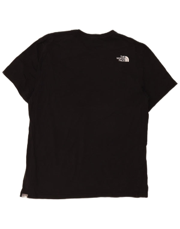 Camiseta gráfica masculina The North Face grande algodão preto