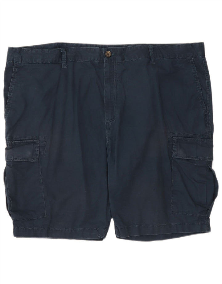 Shorts cargo masculino Marks & Spencer W44 2XL algodão azul marinho