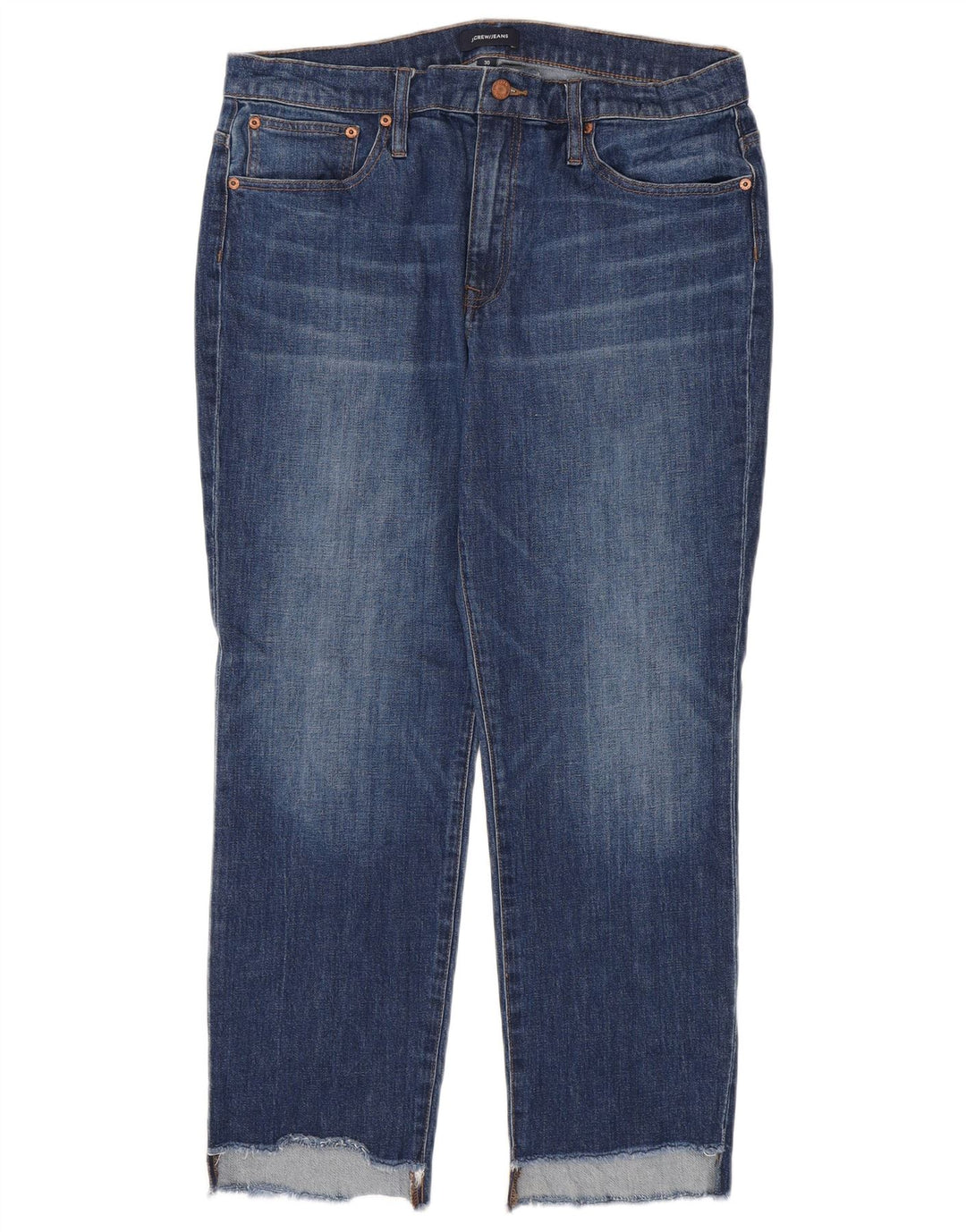 J. CREW Jeans retos femininos W30 L27 algodão azul