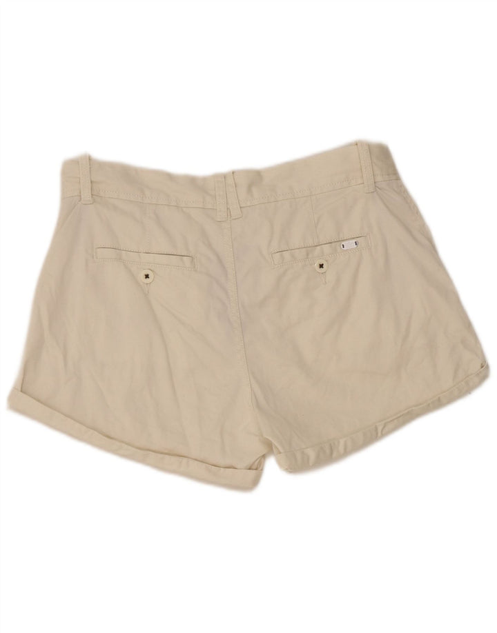 Shorts Chino feminino Tommy Hilfiger W28 algodão bege médio