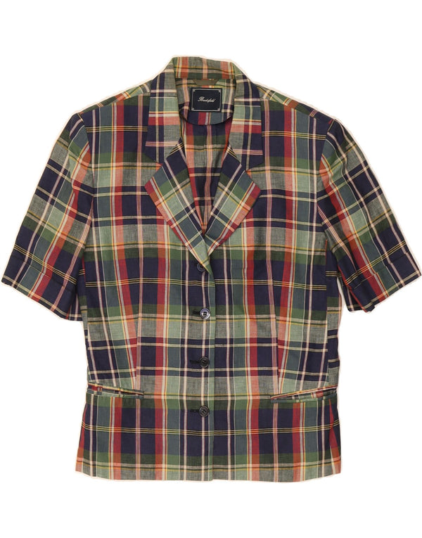 Blusa feminina BROOKSFIELD IT 44 média xadrez multicolorida