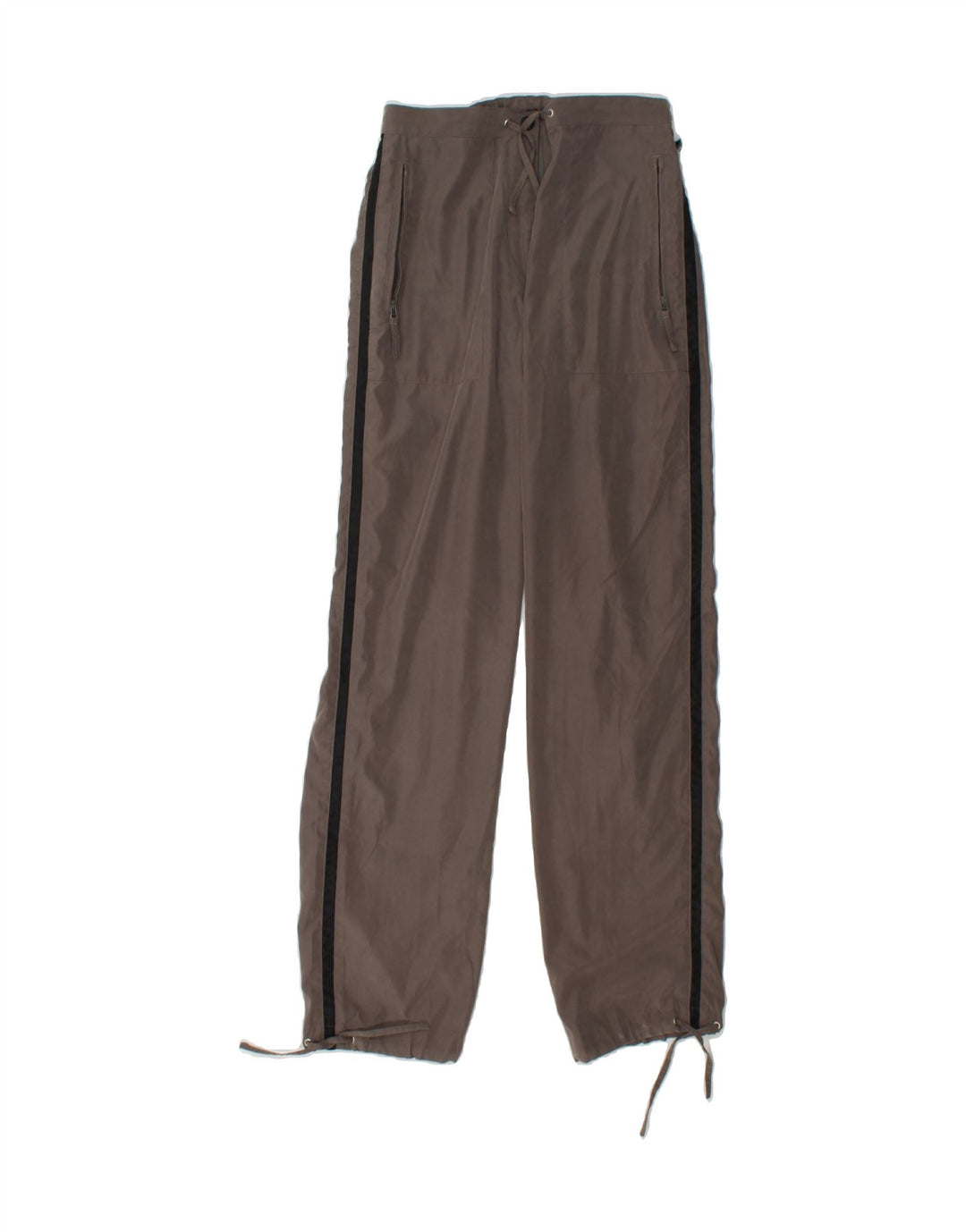 CHAMPION Womens Straight Trousers Small W26 L31 Brown Vintage Champion and Second-Hand Champion from Messina Hembry 