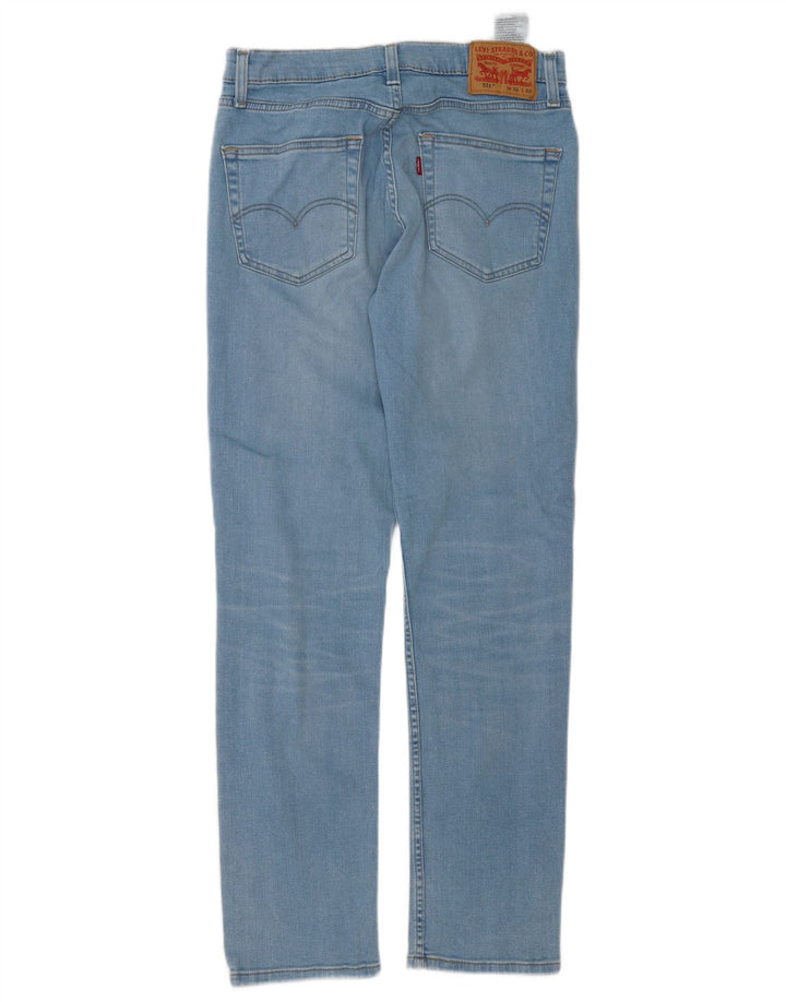 Levi's Masculino 511 Slim Jeans W32 L32 Azul Algodão