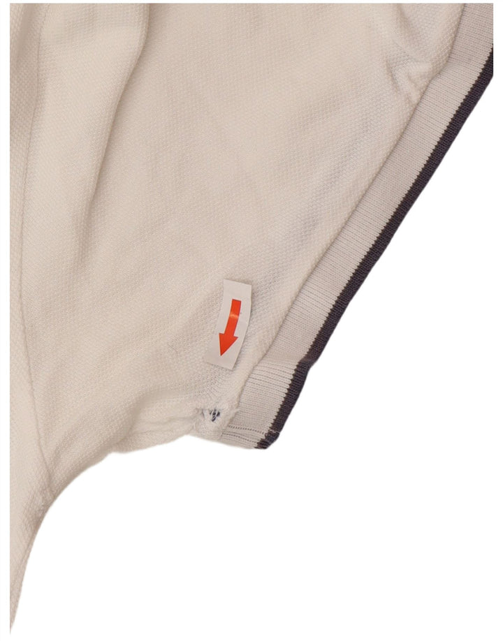 Camisa polo masculina Levi's Standard Fit média branca